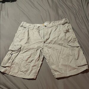 Carhartt Men's Light Gray Cargo Shorts